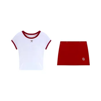 TIBINB Two Piece Skirt Sets Women's Set