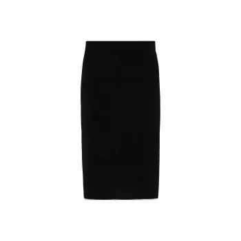 PINKO Logo Stitched Midi Skirt