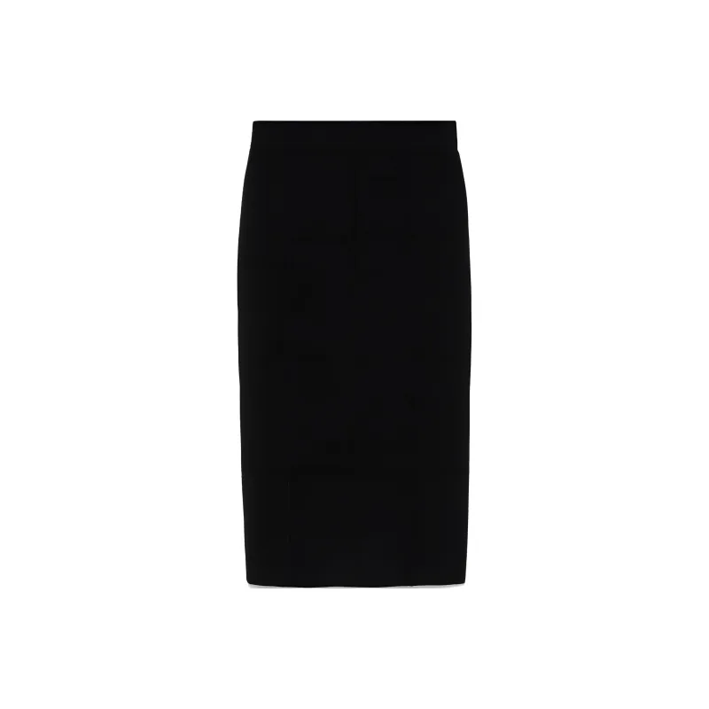 PINKO Logo Stitched Midi Skirt-0