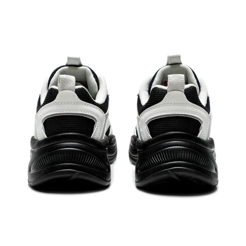 QIAODAN Dry Anti Slip Wear Resistant Low Top Casual Shoes Women's Black White Gray-4