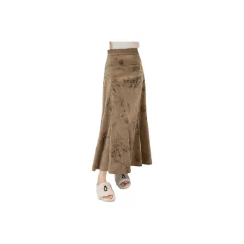 Cypress House Casual Long Skirt Women's Khaki