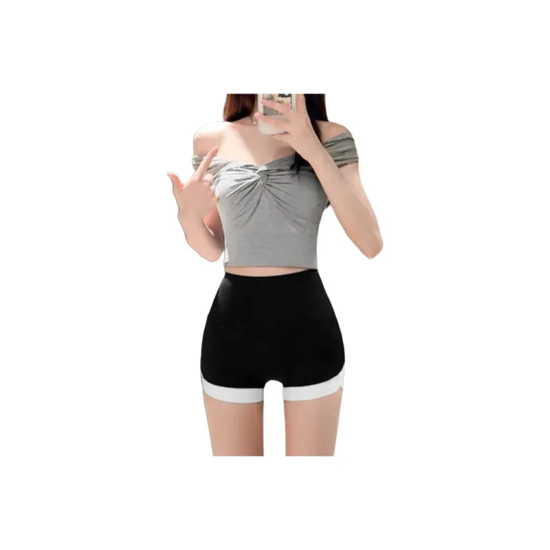 Mu Qingqing Yoga Shorts Women's-1