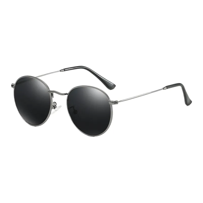 SOMAN Metal Round Sunglasses Unisex-9