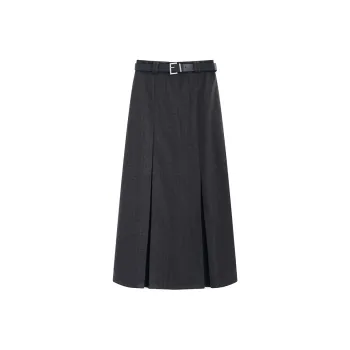 Garbege Casual Long Skirts Women's Black