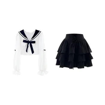 PLANE DRIFT Two Piece Skirt Sets Women's
