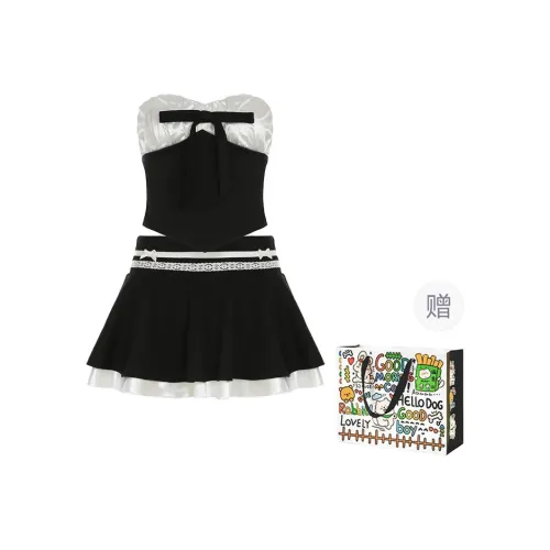 Dippanis Two Piece Skirt Sets Women's
