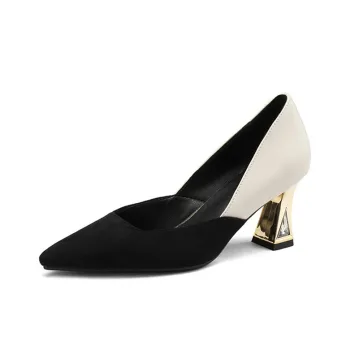 MCKP Chunky Heel High Heels 7cm Women's
