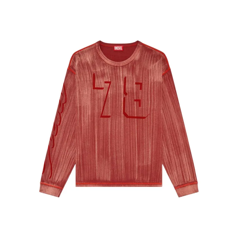 DIESEL Graphic print Cotton Jumper-2