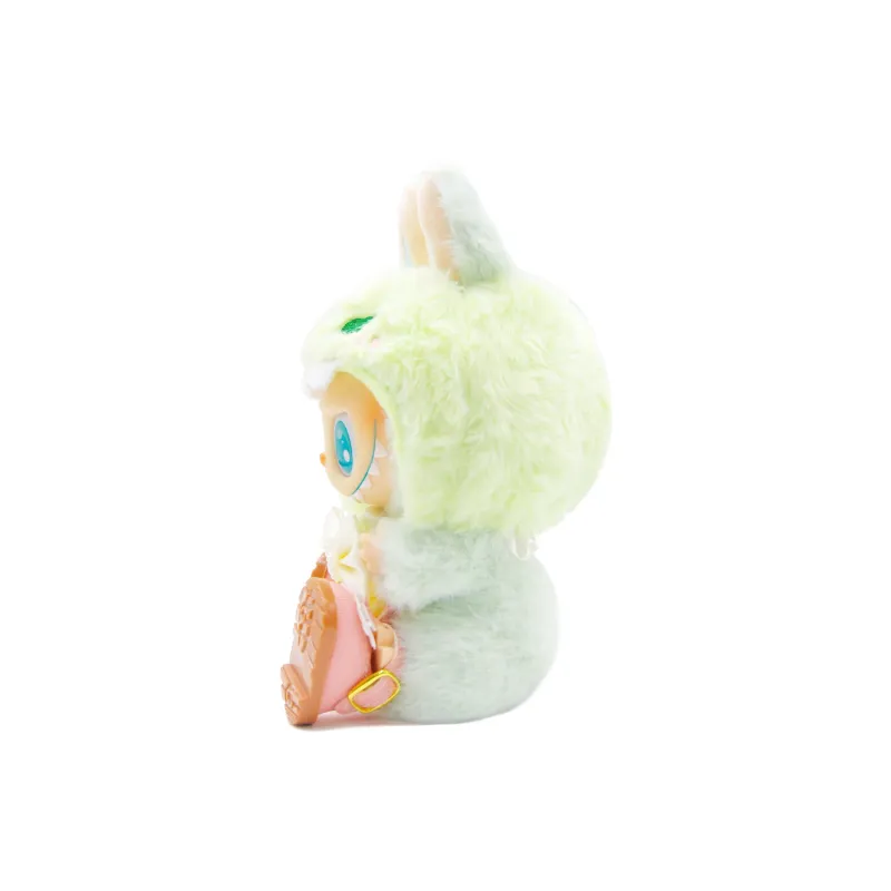 [Modified Doll] POP MART Labubu THE MONSTERS Sitting Party Collection Confused, Green Oo, Cute Hang Tag Box 15cm-2