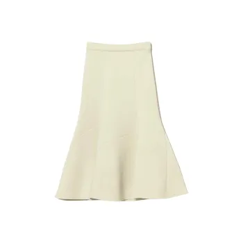 Beams Casual Long Skirt Women's Cream