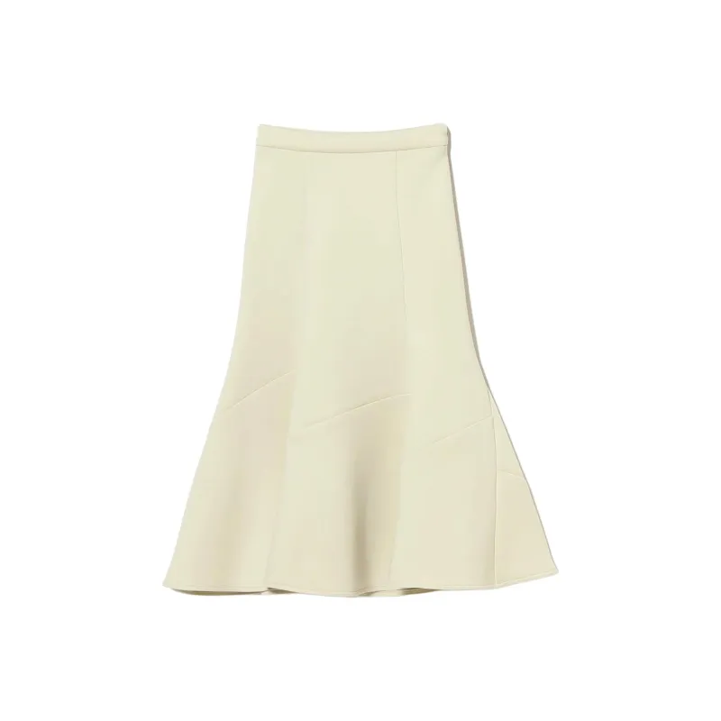 Beams Casual Long Skirt Women's Cream-0