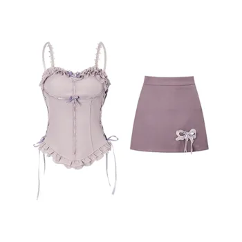 Manekniv Skirt Set Women's Purple