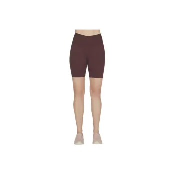 Skechers GO SCULPT 6 Inch Bike Short Sports Shorts Women's Brown