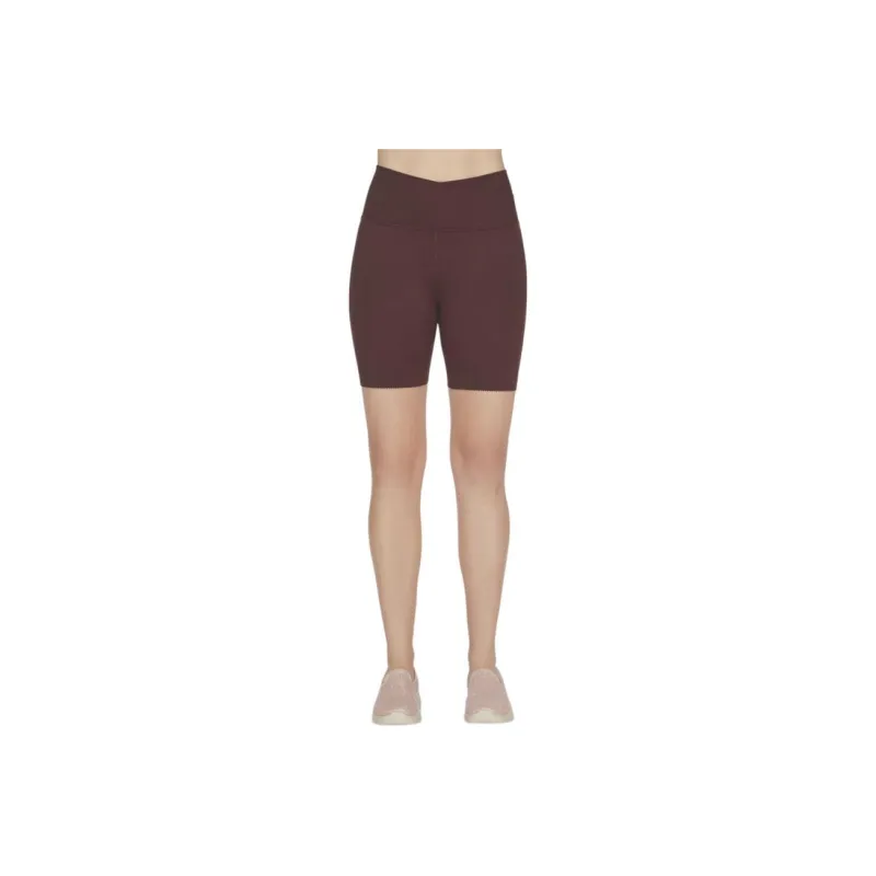 Skechers GO SCULPT 6 Inch Bike Short Sports Shorts Women's Brown-0