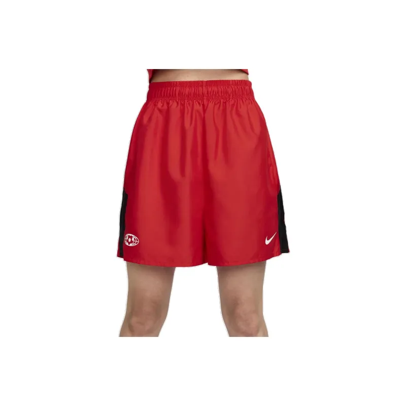 Nike Sportswearwoven Sports Shorts Women's Light Red-0