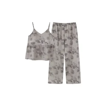 WANANNI Pajama Set Women's Gray Blue