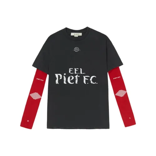 PIET T Shirts Unisex Black