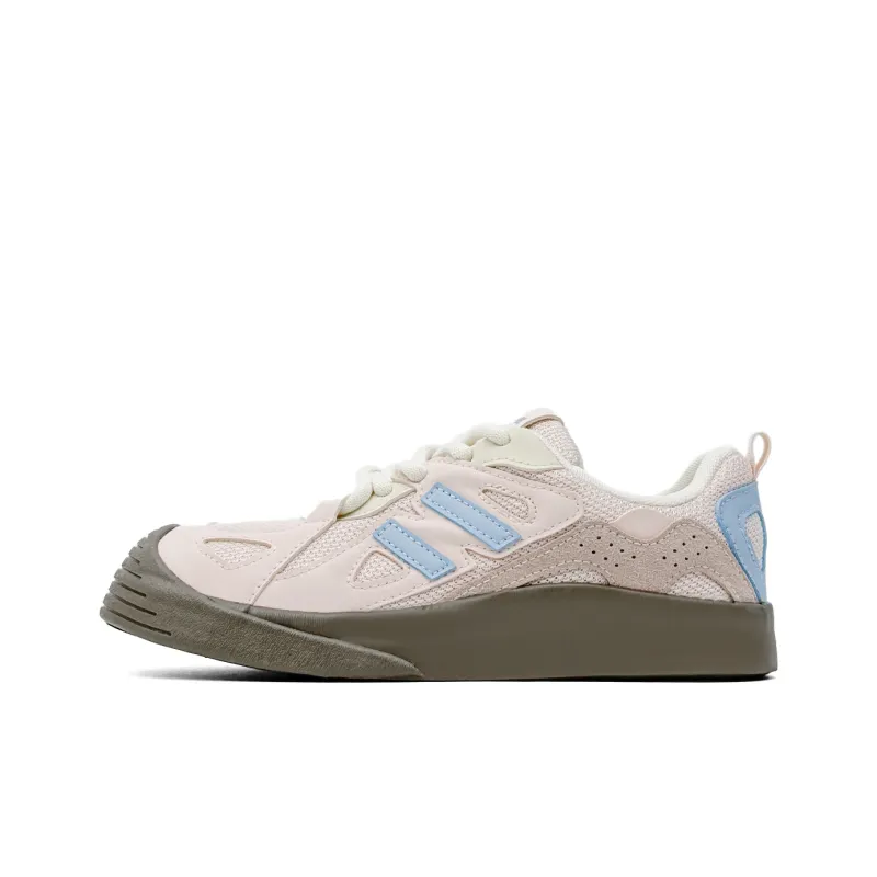 Mengsai Cushioning, Wear Resistant Low Top Skateboard Shoes Women's Pink-1