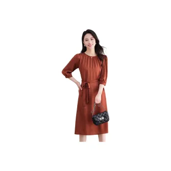 Yi Mengyuan Silk Short Sleeved Dress Women's