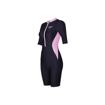 Speedo One piece Swimsuit Women's Navy Blue/Vibrant Pink