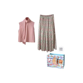 TWOPLUMGIRLS Two Piece Skirt Sets Women's