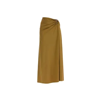 Christopher Esber Ruched Orbit Split Skirt