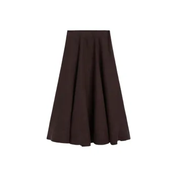 Massimo Dutti Casual Long Skirts Women's Brown