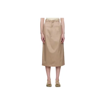 MM6 Maison Margiela Casual Long Skirt Women's Sand