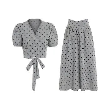 DOSOHEB Two Piece Skirt Sets Women's