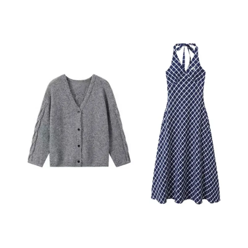 BVODE Two Piece Skirt Sets Women's-0