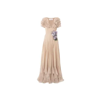 Valentino Evening Dress Women's Light Pink