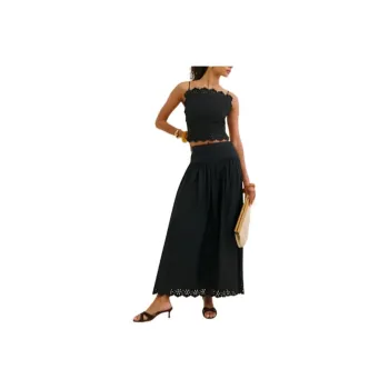 REFORMATION Skirt Set Women's Black