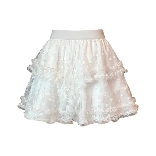 ARIADNAW STUDIO Casual Short Skirts Women's White