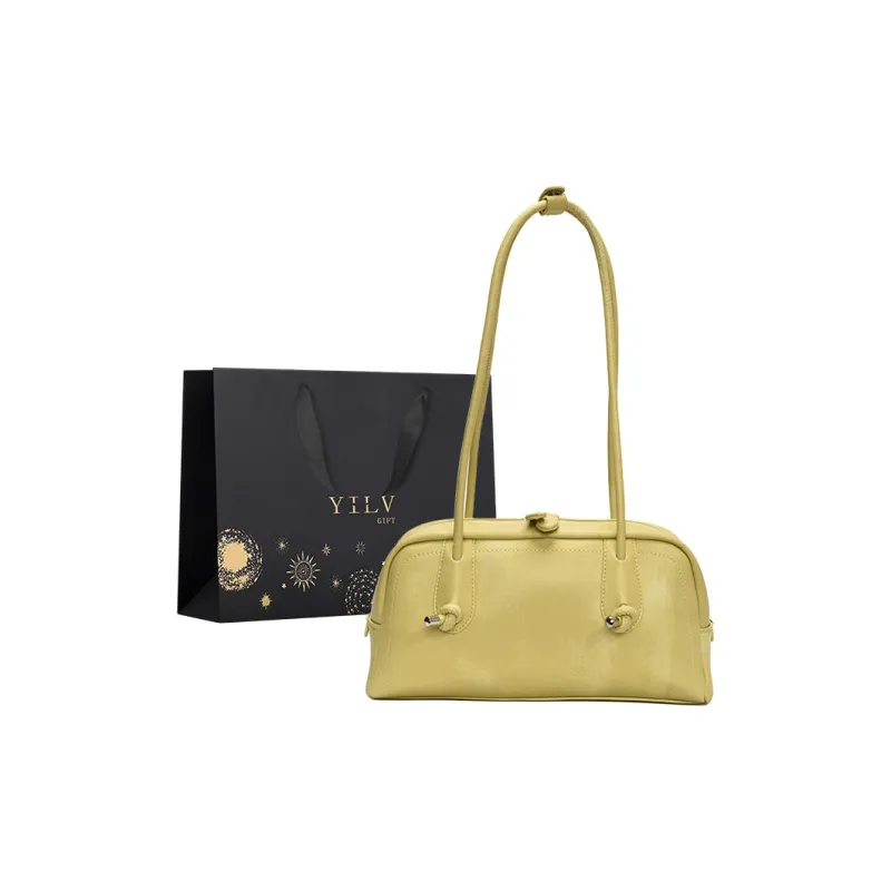 Yi Brigade PU Shoulder Bag Women's Pink/Yellow/Black/Green/White-4