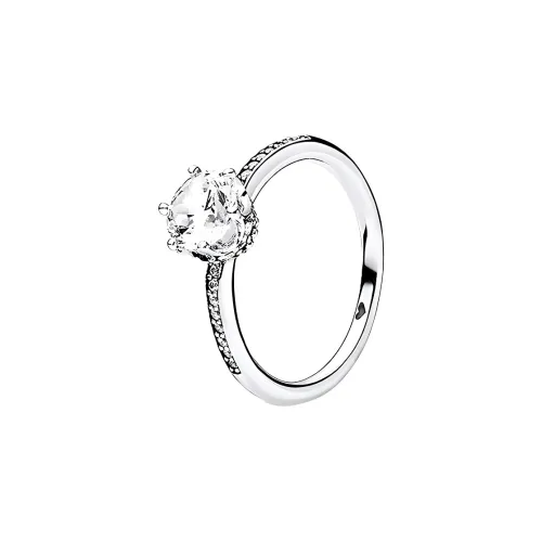 Pandora 925 Sterling Silver Rings Women's Silver