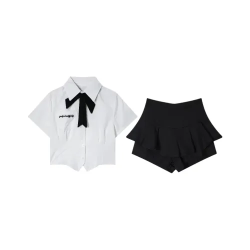Mu Qingqing Two Piece Skirt Sets Women's