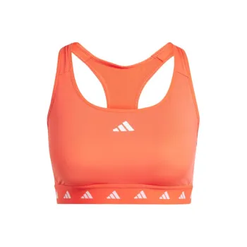 Adidas POWERREACT TRAINING MEDIUM-SUPPORT TECHFIT BRA Sports Underwear Women's Bright Red