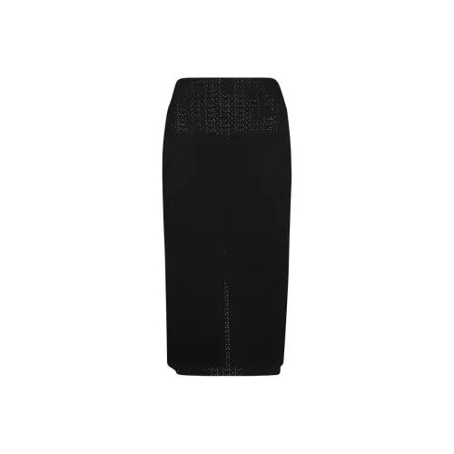 Victoria Beckham Casual Long Skirt Women's Black