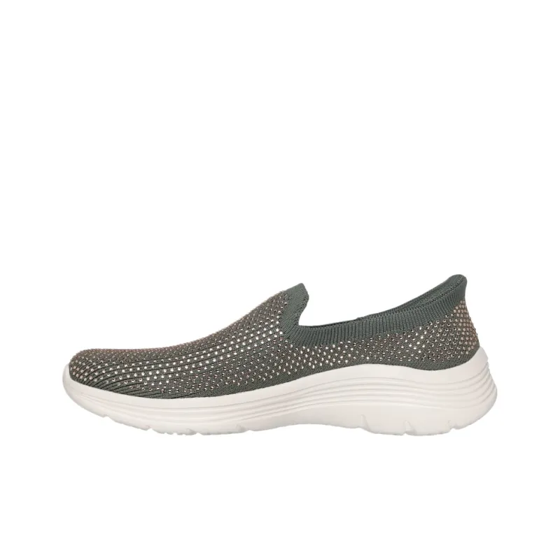 Martha Stewart x Skechers Slip ins Low Top Casual Shoes Women's Green-2