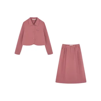 Mo Han Yi Mei Skirt Set Women's Peach Pink