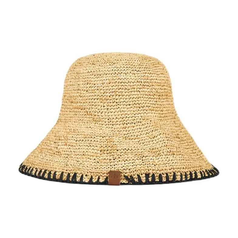 RAG&BONE Raffia Bucket Hats Women's Yellow-0