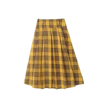 KEAB Casual Long Skirt Women's Yellow