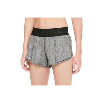 Lululemon Run Smoothly Sports Shorts Women's Black Gray