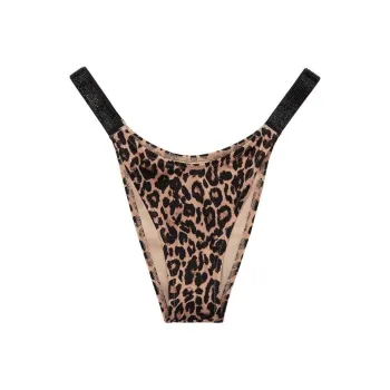 Victoria's Secret Swimming Shorts Women's 1 Pack Leopard Print