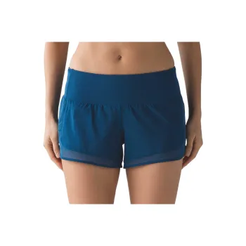 Lululemon Mind Over Miles Sports Shorts Women's Lake Blue