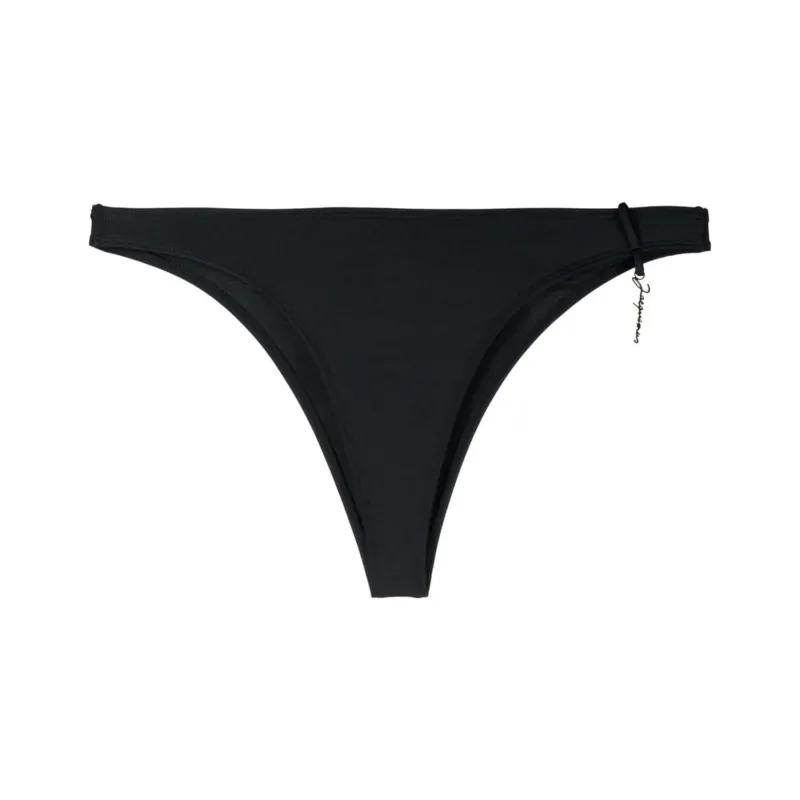 Jacquemus Logo Charm Low Rise Bikini Bottoms-0