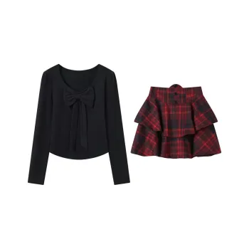 GULIANFEI Two Piece Skirt Sets Women's