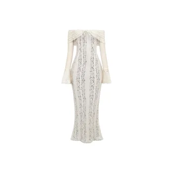 HOUSE OF CB Belle Evening Dress Women's Cream/Cream