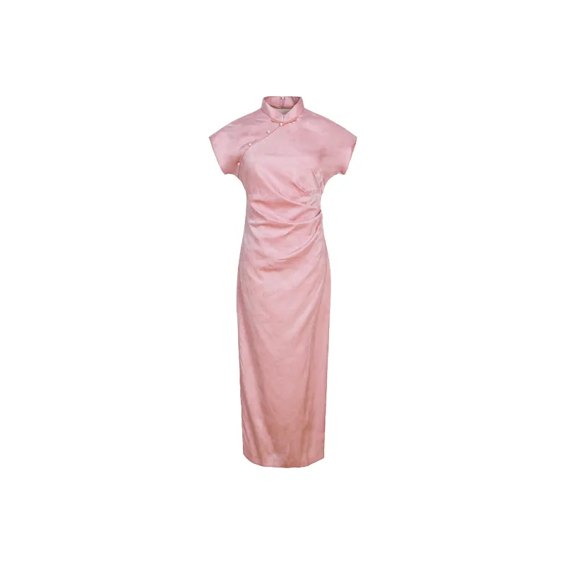 Clothes Cut By Time Cheongsam Women's Pink-0