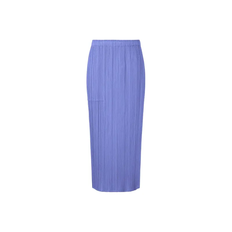 PLEATS PLEASE ISSEY MIYAKE Casual Long Skirt Women's Purple-0